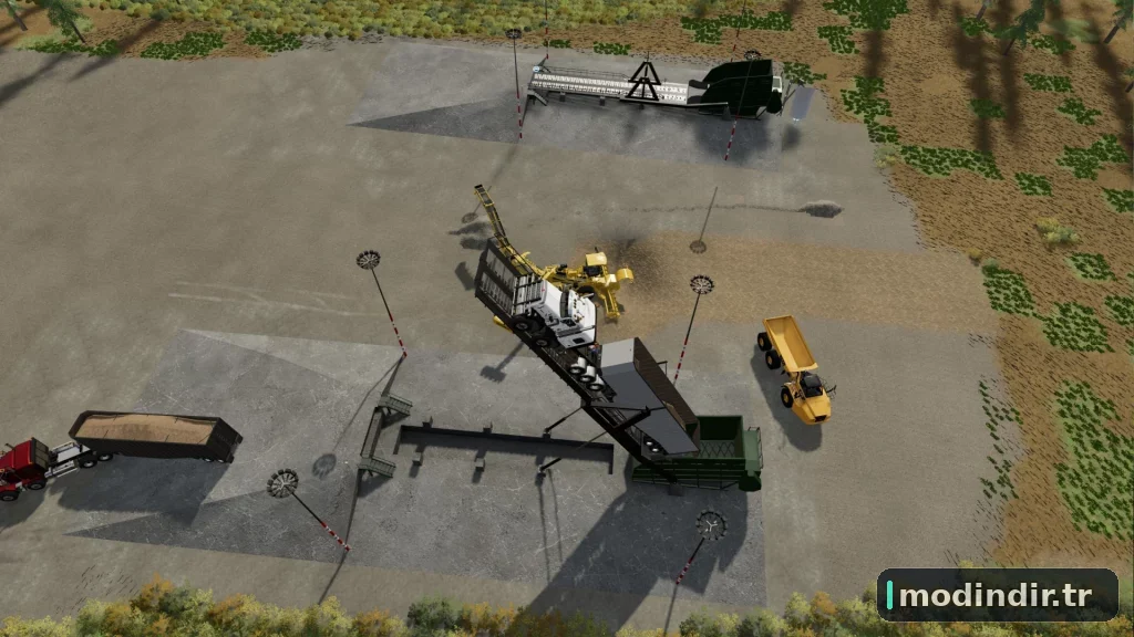 WOODCHIP SELLING DUMP RAMP AND SILO PACK WITH TRAILER V1.0
