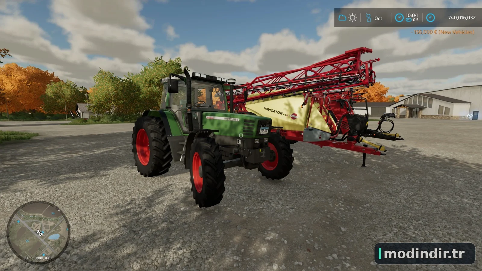 FENDT FAVORIT 500C + 2 SPRAYERS AND 2.25M TRACK V1.0