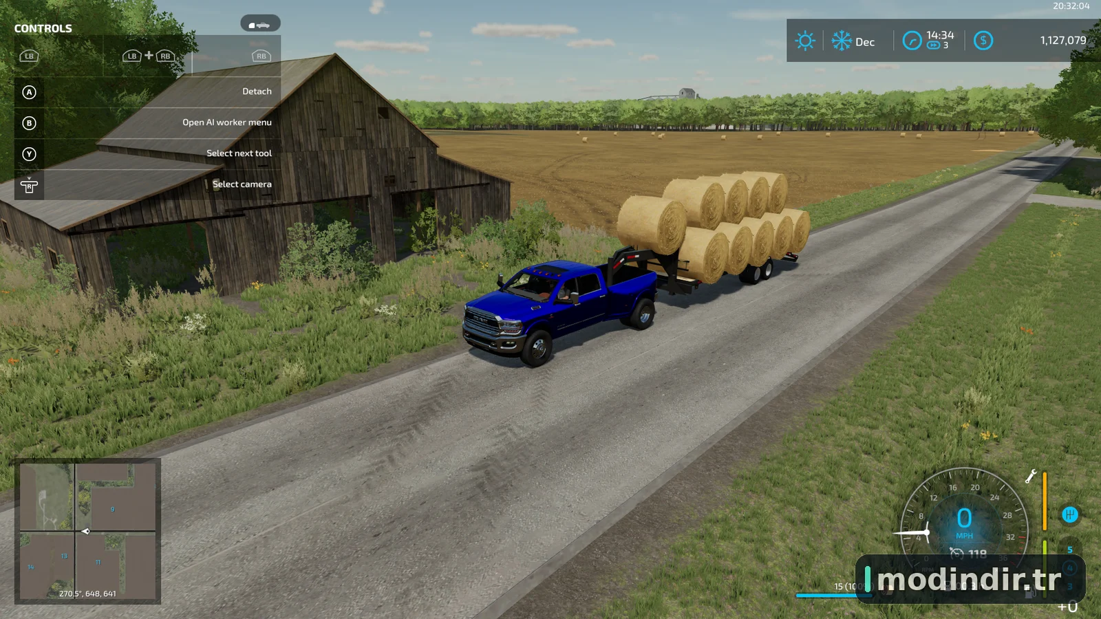 Lizard Gooseneck Bale Trailer