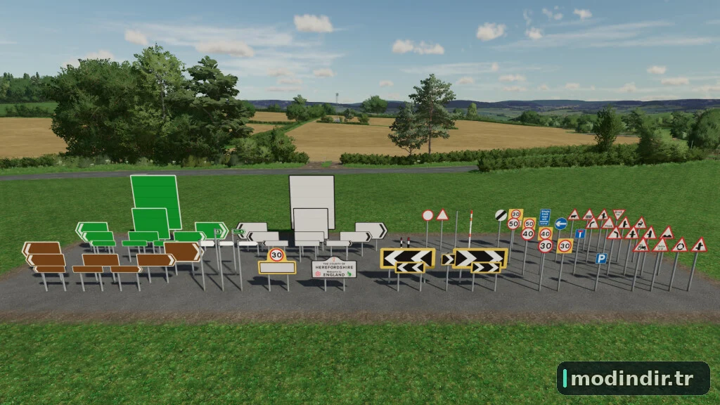 UK Road Sign Pack (Prefab) V1.0