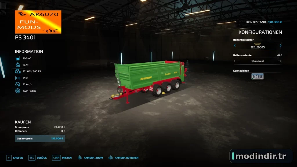 MANURE SPREADER AS A LIME SPREADER V1.1