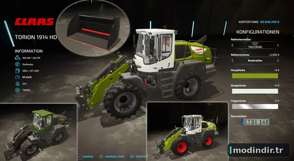 CLAAS TORION 1914HD & RAPTOR BUCKET V1.0