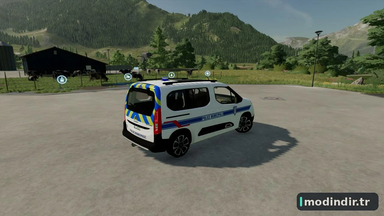 CITROËN BERLINGO XTR POLICE MUNICIPALE V1.0