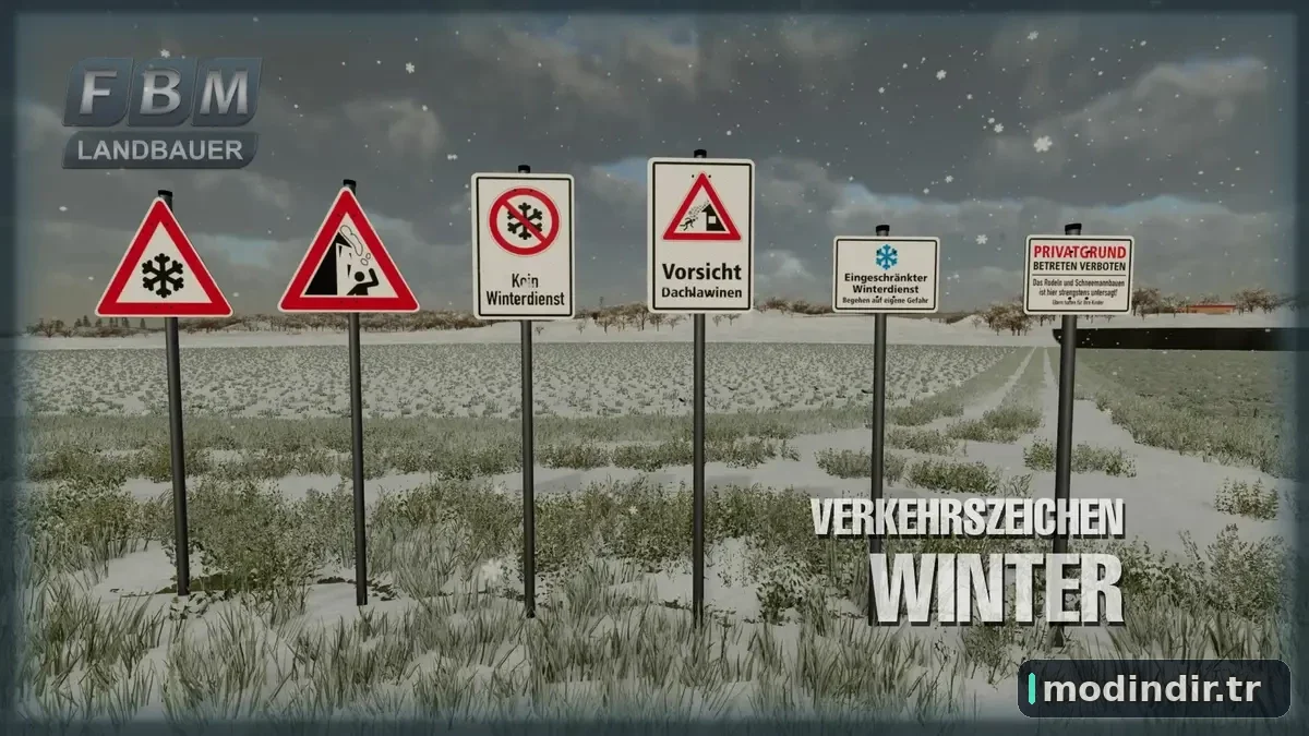 TRAFFIC SIGNS WINTER V1.0