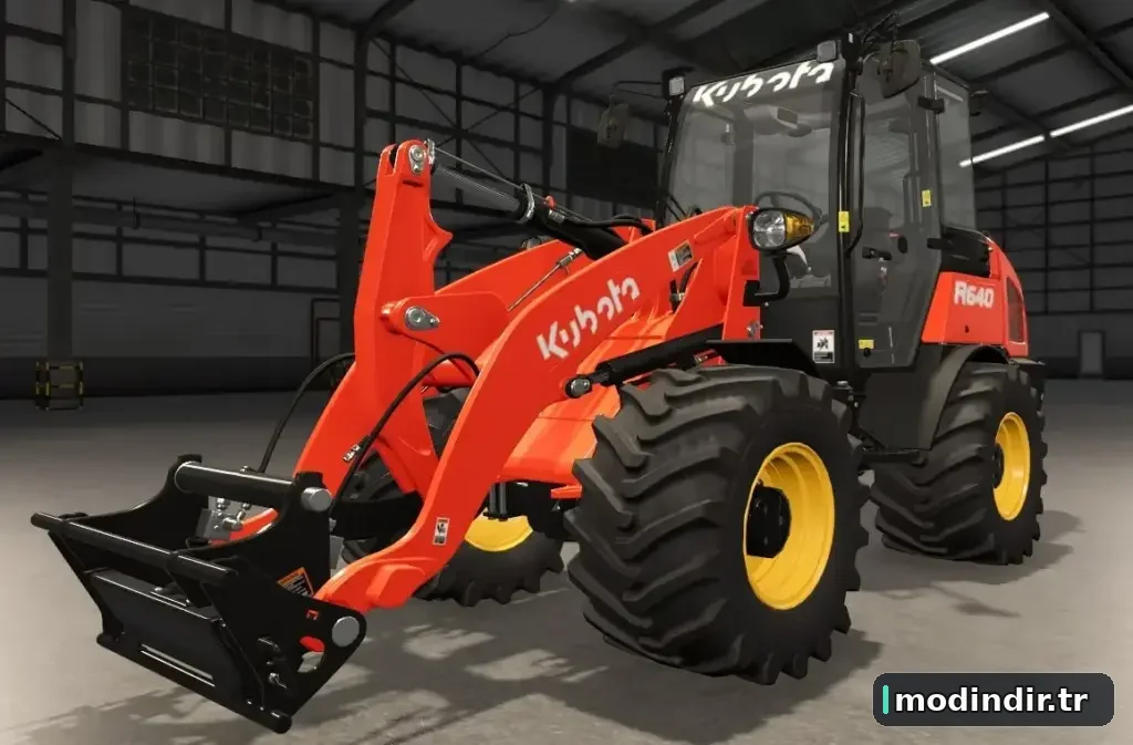 Kubota R640 wide tires + rim color V1.0