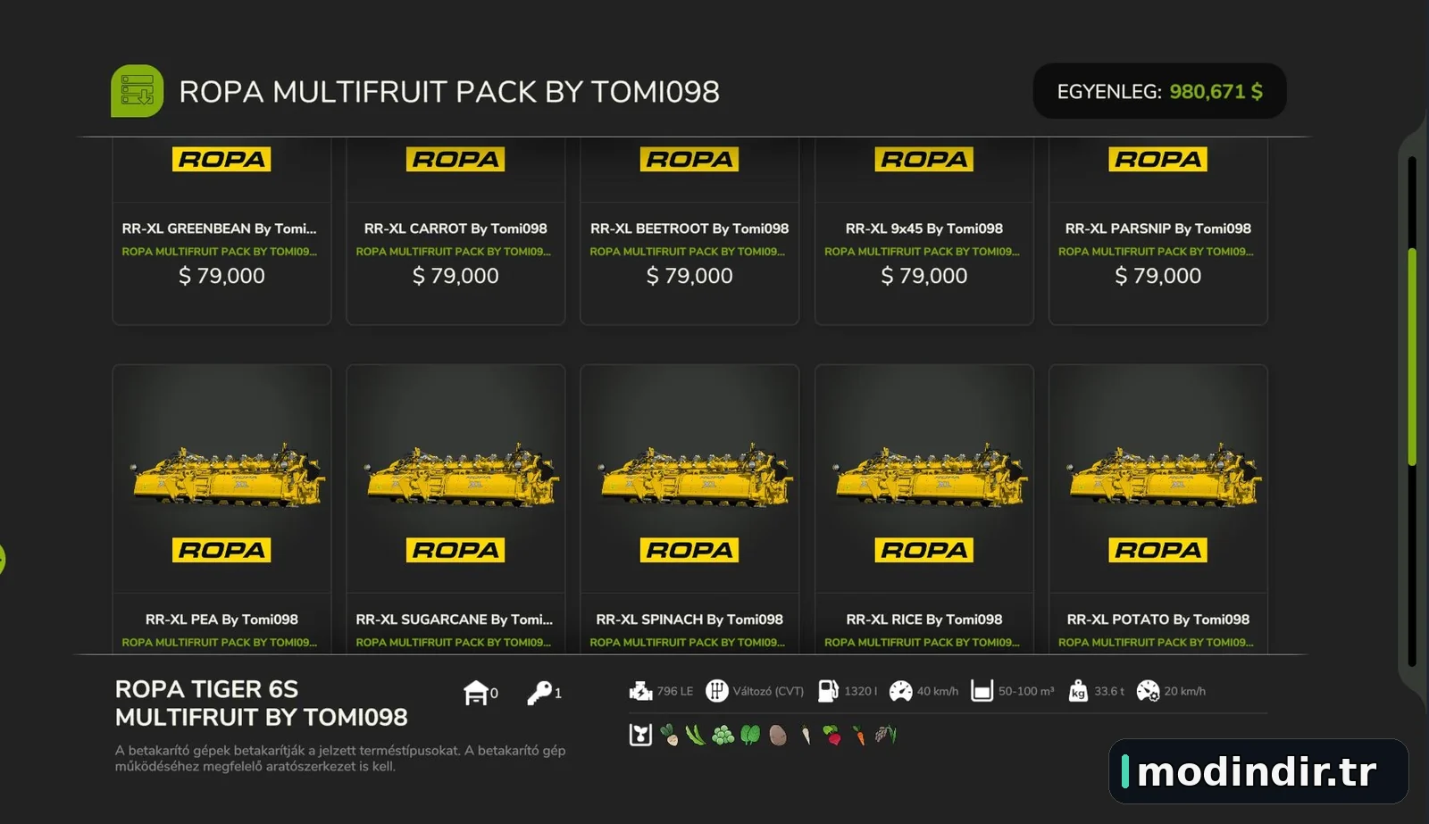 ROPA Multifruit PACK v1.0