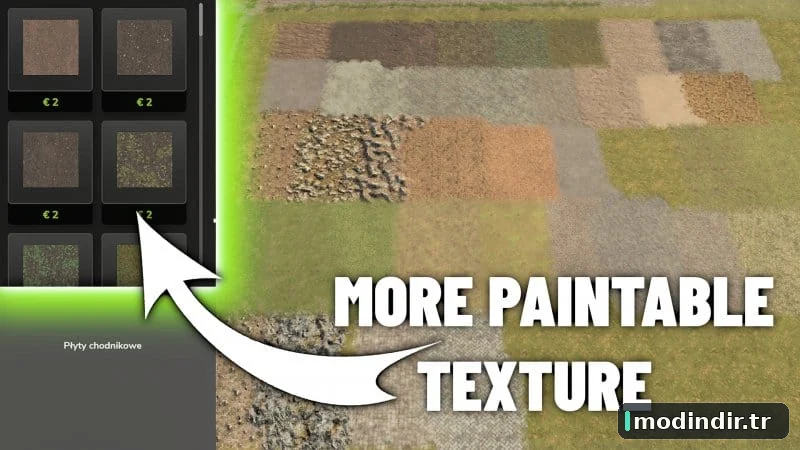 More paintable texture (All Maps) V1.0