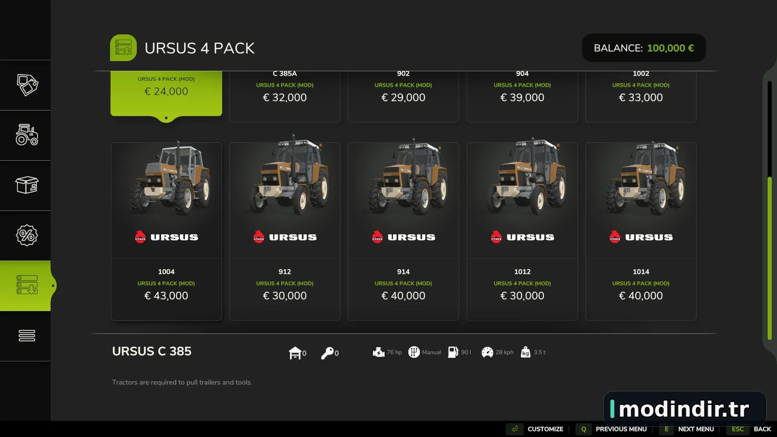 Ursus 4 pack V1.0