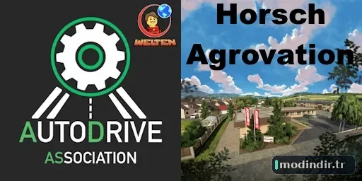 Autodrive network for the map Horsch Agrovation V1.0