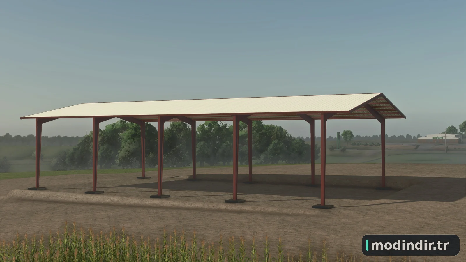 105×50 Metal Frame Hay Shed V1.0