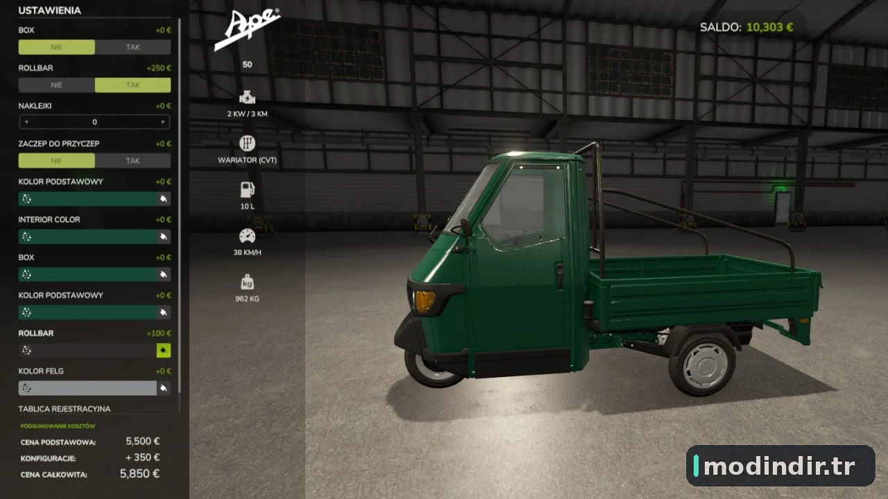 Piaggio Ape 50 Van/Cross V1.0.0.4