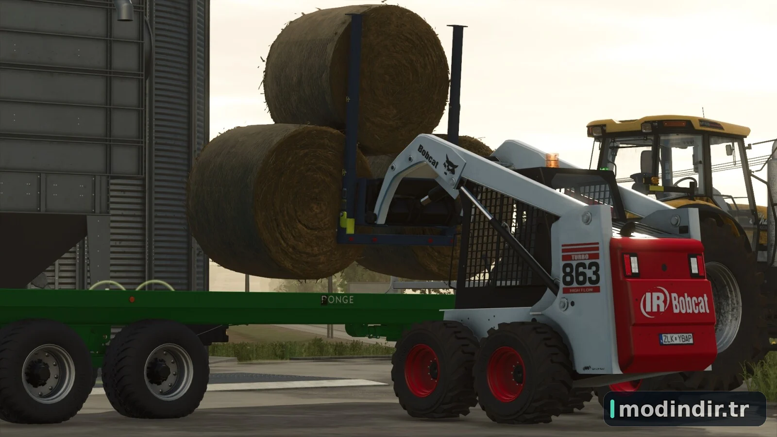 Bobcat 863 Turbo With Bobcat Shovel V1.0