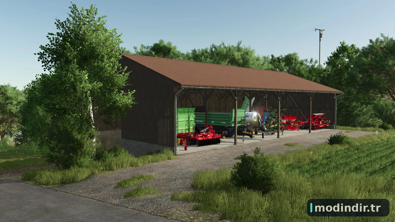 Roofed Bunker Silo & Wood Chip Storage V1.0