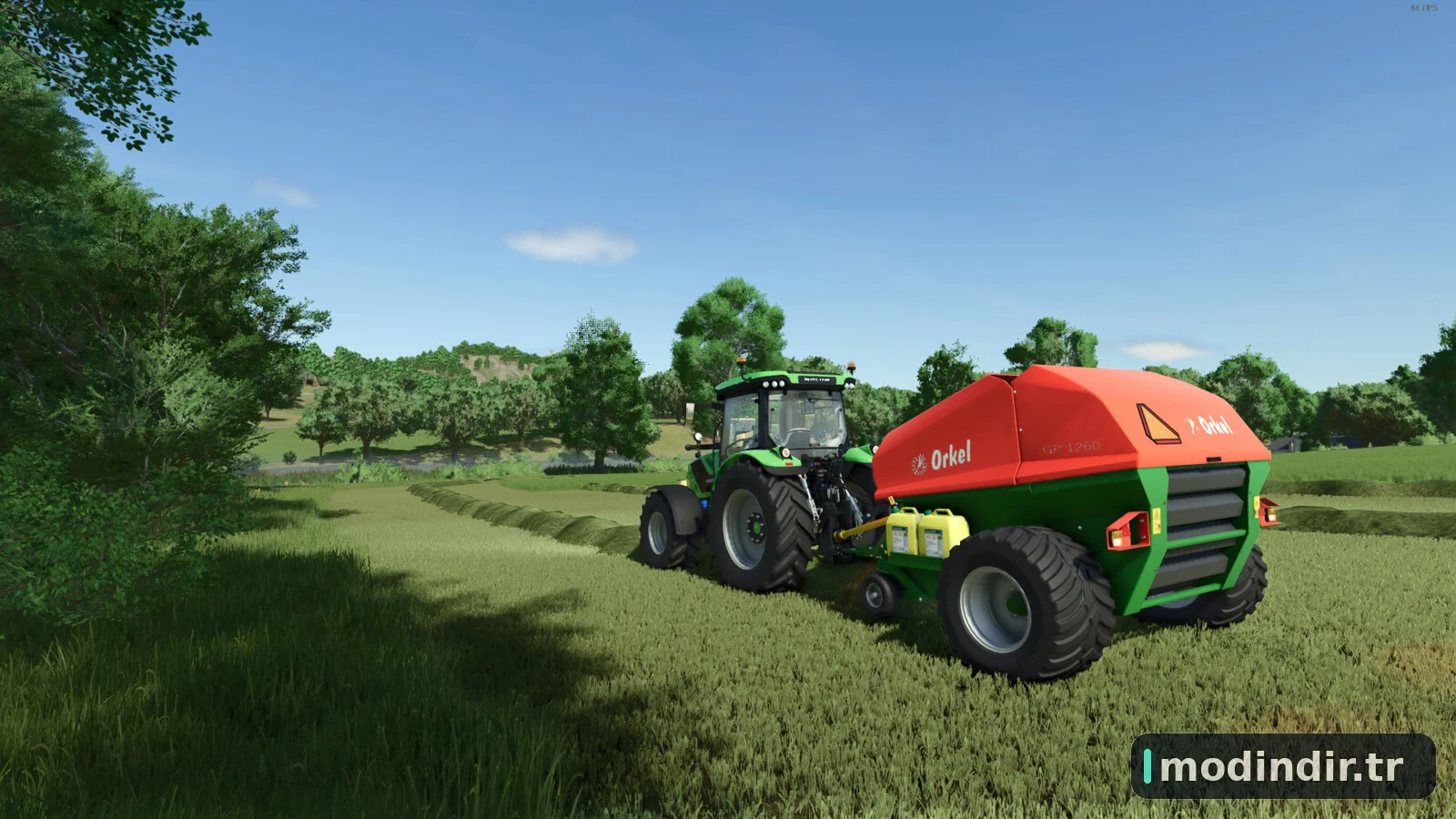 Orkel GP1260, New Holland Roll Baler 125 And Case IH RB 544 V1.0