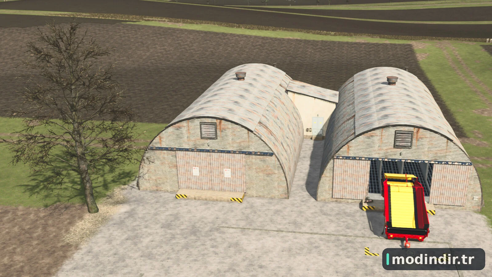 Reinforced Quonset Sheds For Rootcrops & Woodchips V1.0