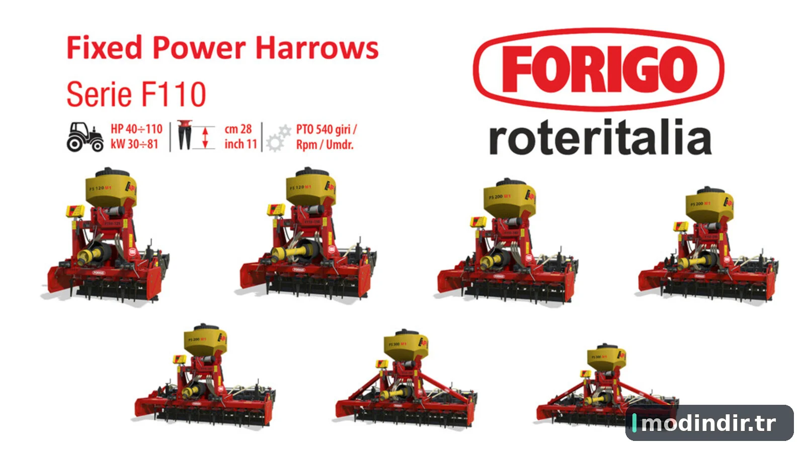Forigo Roteritalia Power Harrows Pack V1.0