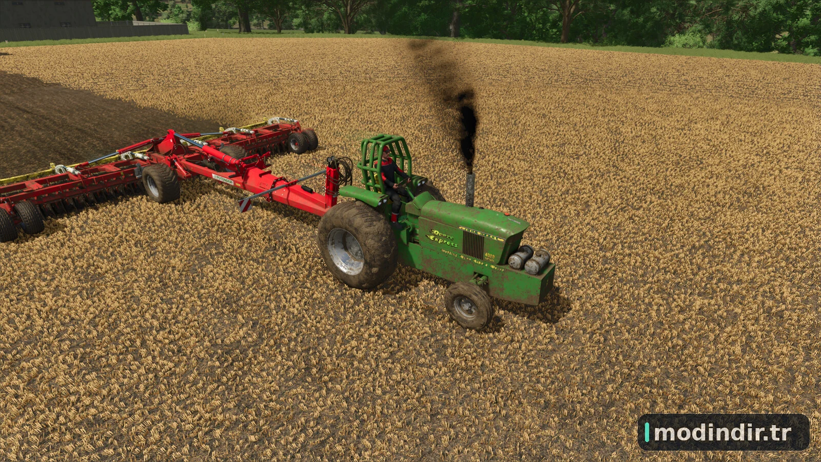 John Deere 4020 Pulling Tractor V1.0