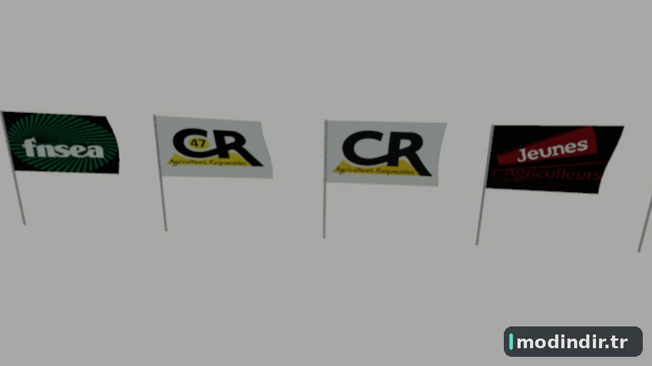 French agricultural flags (Prefab) V1.0