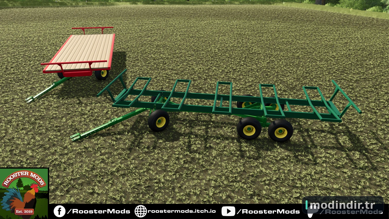 John Deere Bale Wagons V1.0