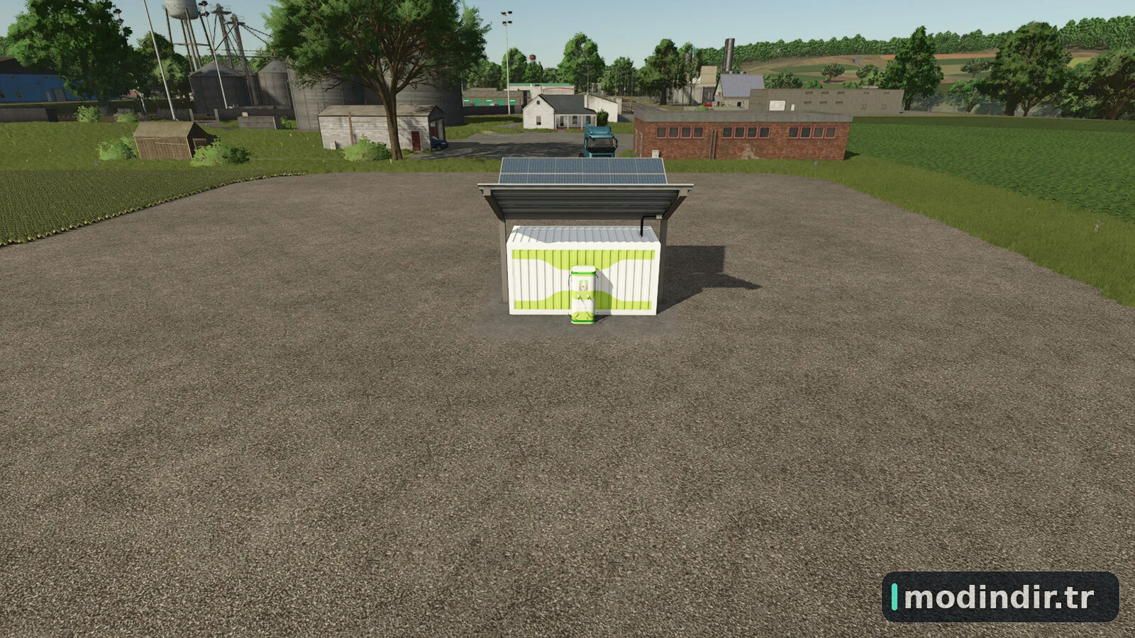 Charging Station With Solar Panels And Storage V1.1