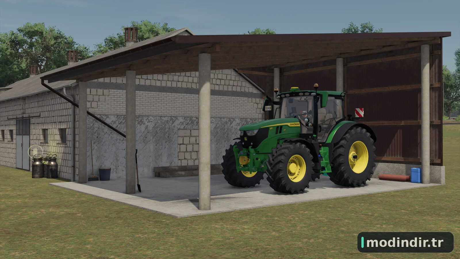 Package Cowshed With Garage And Silo V1.0