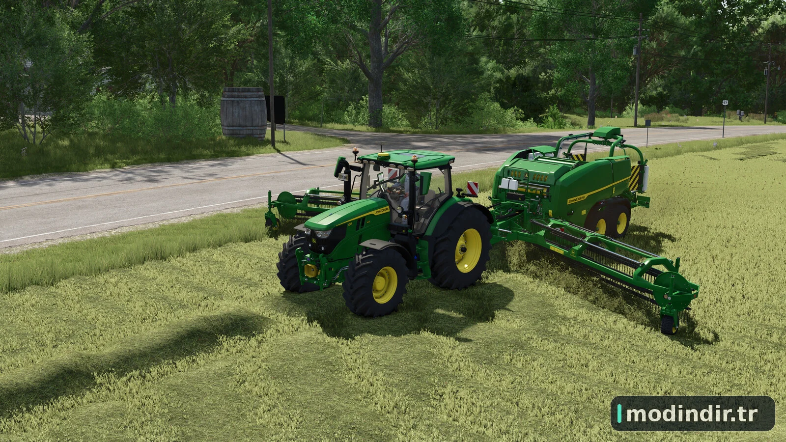 Round Balers Pack With Windrower V1.0