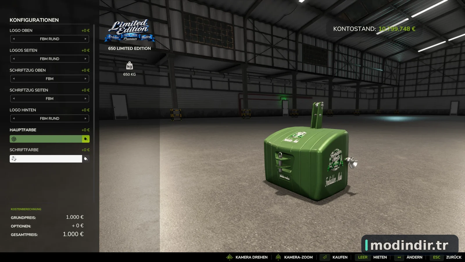 Limited Edition Weight Pack V1.0