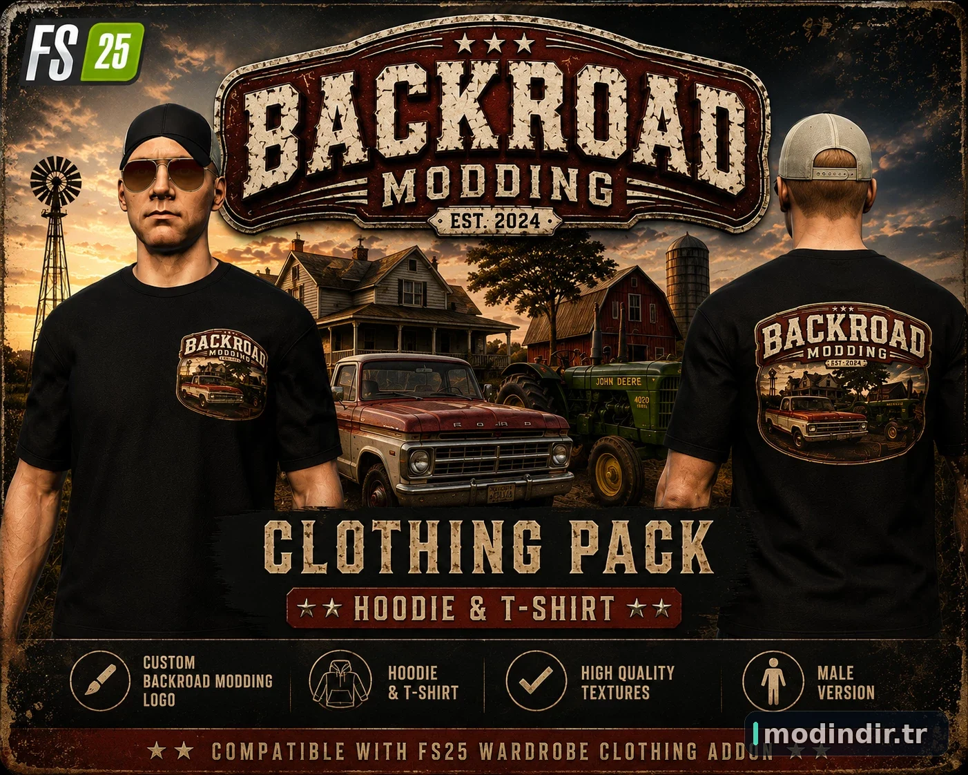 Backroad Modding clothing pack male V1.0