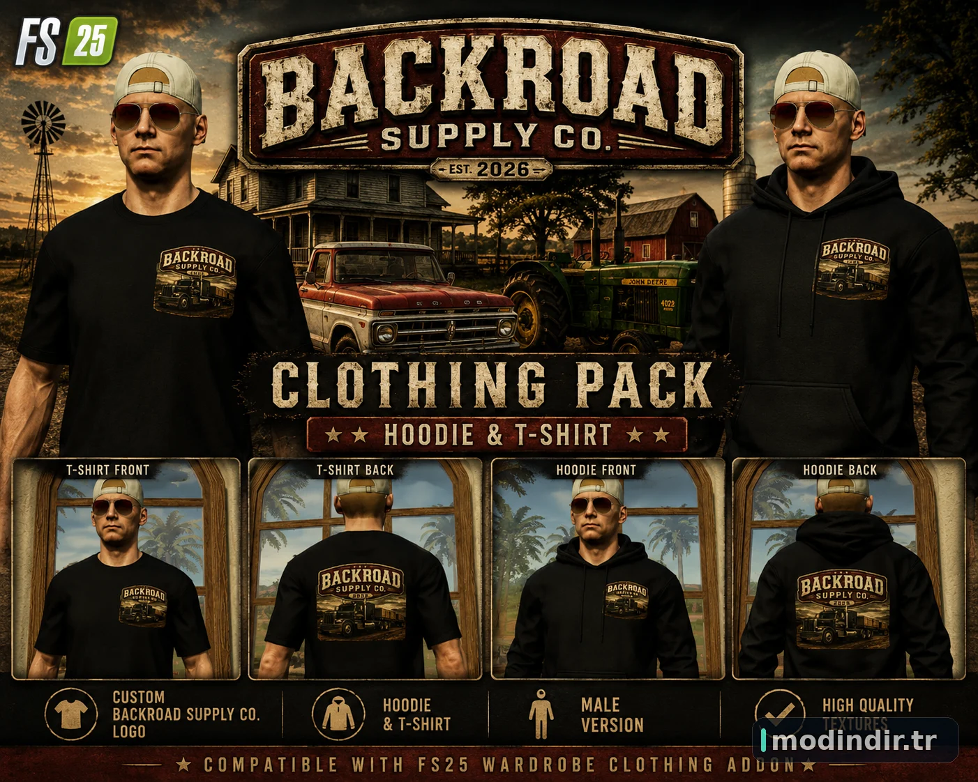 BackRoad Supply CO. male pack V1.0