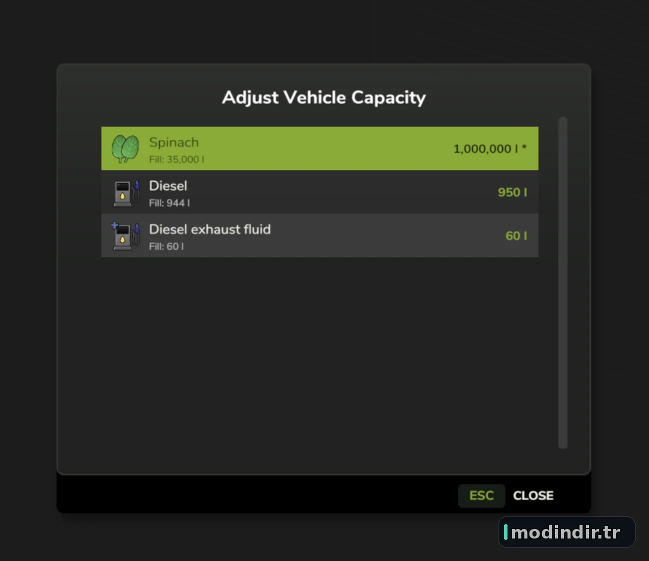 Adjust Storage Capacity V1.0.1.1