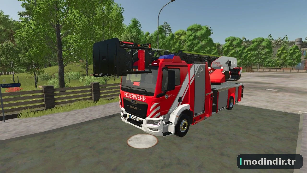 MAN Rosenbauer DLK 23/12 from the Mittelberg fire department V1.0