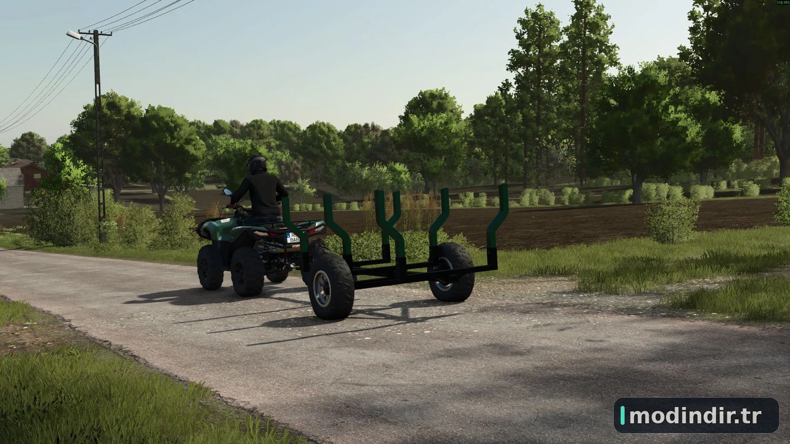 Forest trailer for ATV quad V1.0
