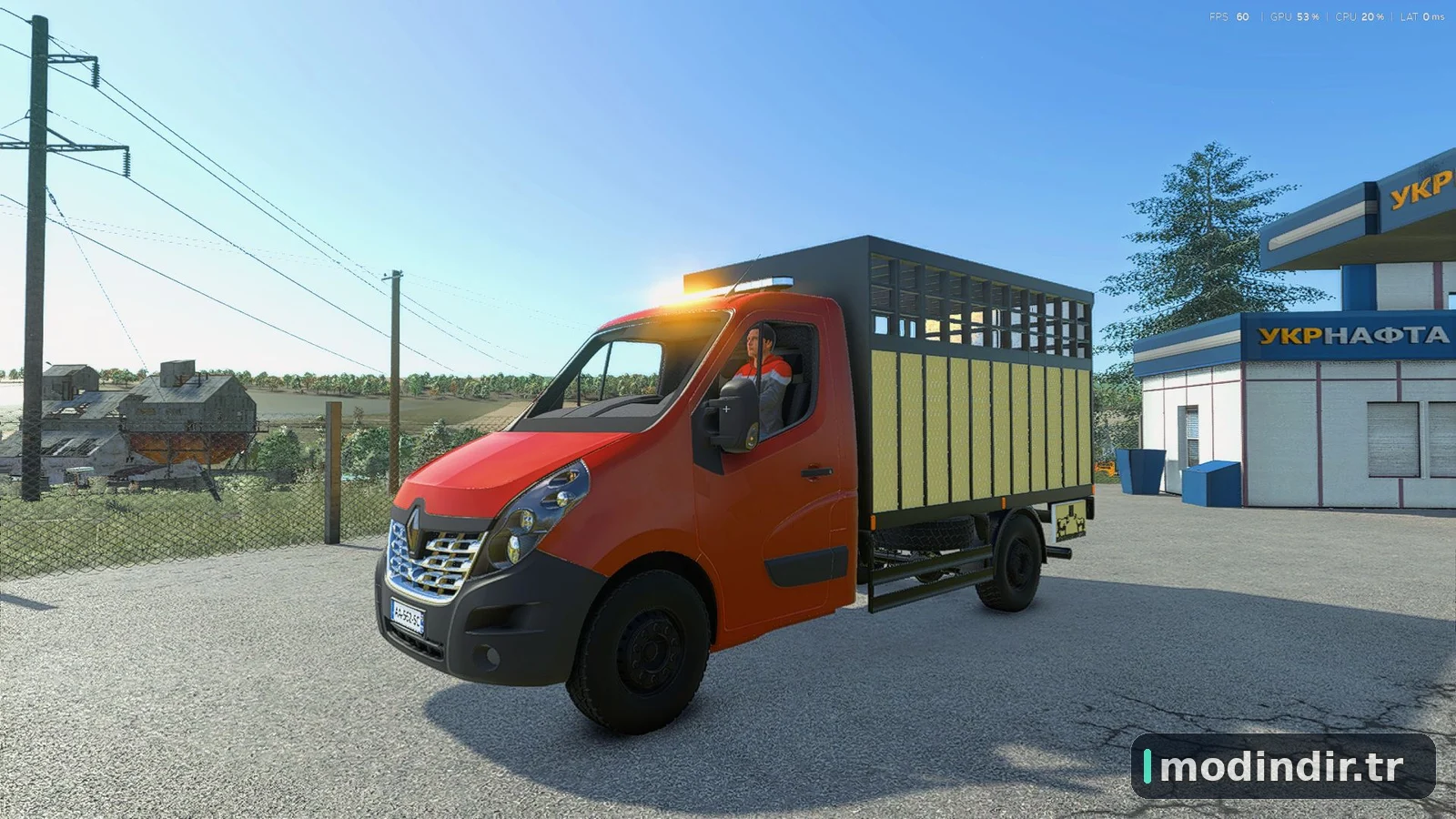 2018 Renault Master Cattle Transport Trailer V1.0