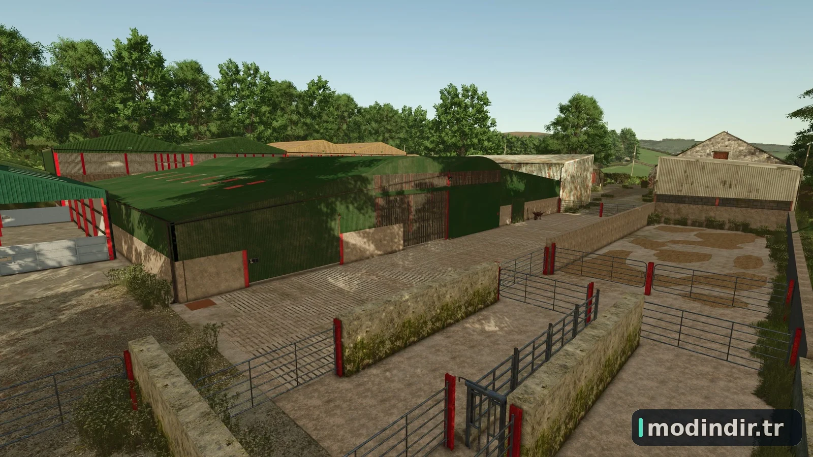 Pack Of Large Cattle Sheds V1.0